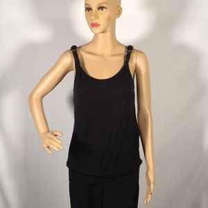 Black Kenar tank top